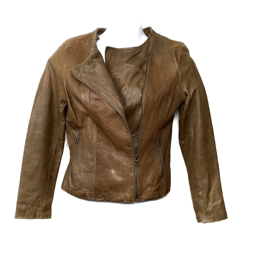 GUC Banana Republic leather jacket - Picture 3 of 9